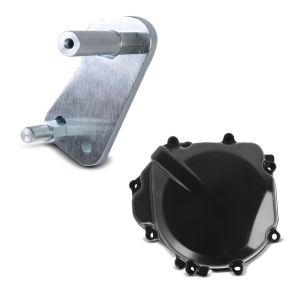 Set: Adapterplatte für ConStands Power Suzuki GSX-R 1000 03-04 + Lichtmaschinendeckel für Suzuki GSX-R 1000 03-04 Limadeckel Motordeckel_1