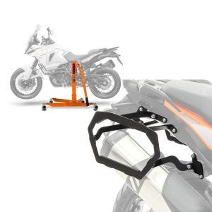Set: Zentralständer KTM 1290 Super Adventure S 17-20 orange Motorradheber ConStands Power-Classic + Kofferträger für KTM 1290 Super Adventure R / S 17-20 Bagtecs SLP für Alukoffer und Satteltaschen_1