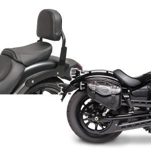 Set: Sissy Bar XS3 für Kawasaki Vulcan S / Café 15-21 schwarz Craftride + Satteltasche Kawasaki Vulcan S / Café Craftride Arizona 3Ltr rechts in schwarz_1