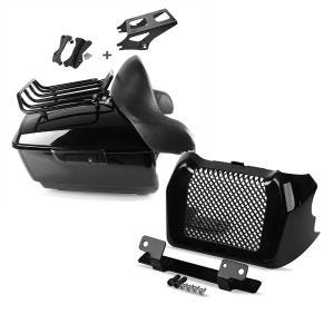 Set: Topcase King NLB für Harley Street Glide Special 15-21 + Anbaukit Craftride + Ölkühler-Abdeckung für Harley Street Glide Special 17-21 Craftride_1