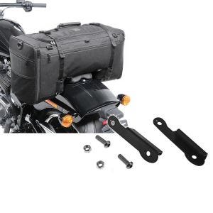 Set: Hecktasche für Yamaha XV 950 / R SQ1 Craftride 52l schwarz + Blinkerverlegung für Yamaha XV 950 / R 14-20 Blinker hinten Versatz Kit Craftride_1