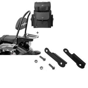 Set: Sissybar CSM + Hecktasche für Yamaha XV 950 / R 14-20 abnehmbar mit Gepäckträger Craftride + Blinkerverlegung für Yamaha XV 950 / R 14-20 Blinker hinten Versatz Kit Craftride_1