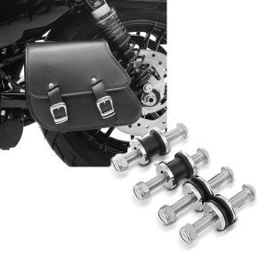 Set: Schwingentasche + Halter für Harley Sportster 883 Iron 09-20 Craftride + Docking Hardware Kit für Harley Davidson Sportster 883 Iron 09-20 Craftride Anbausatz_1