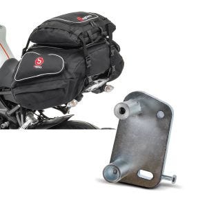 Set: Hecktaschen Set Ducati Diavel / S Bagtecs X50 und X52 + Adapterplatte für ConStands Power Ducati Diavel 11-18_1