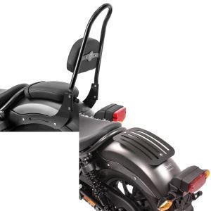 Set: Sissybar für Honda Rebel 500 17-21 Craftride Fast Rider-L schwarz + Gepäckträger für Honda Rebel 500 17-20 Solo Rack L1 Gepäckbrücke Craftride_1