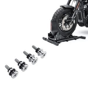 Set: Radwippe für Harley Softail Fat Bob / 114 Constands Easy Plus Vario einstellbar schwarz + Anbausatz Docking Hardware Kit für Harley-Davidson Softail 18-21 52300646 Craftride_1