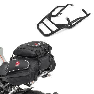 Set: Gepäckträger für BMW R NineT Urban G/S 17-21 Gepäckbrücke Craftride GT1 + Hecktaschen Set BMW R NineT Urban G / S Bagtecs X50 und X52_1