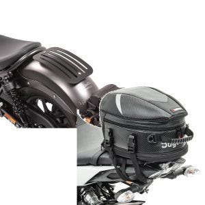 Set: Gepäckträger für Honda Rebel 500 17-20 Solo Rack L1 Gepäckbrücke Craftride + Hecktasche für Honda Rebel 500 Bagtecs Avus_1
