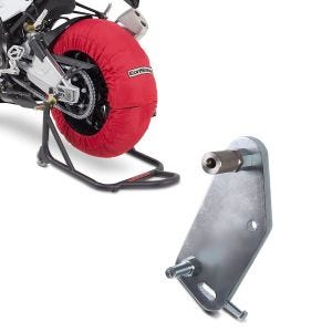 Set: Reifenwärmer Set für Honda CBR 1000 RR Fireblade / SP / SP-2 ConStands Laguna Seca 60-80°C rot + Adapterplatte für ConStands Power Honda CBR 1000 RR Fireblade/ SP/ SP-2 08-19_1