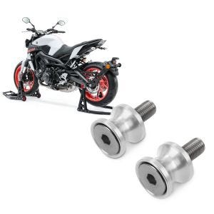 Set: Béquille d'Atelier moto Set Constands Arrière Avant Lève Stand SBL + Diabolos Motea Jerez M8 argent