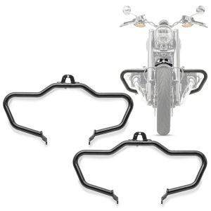2x Sturzbügel Mustache passend für BMW R 18 / Classic 20-24 Motorschutzbügel 38mm Craftride MV4 schwarz Spar-Set