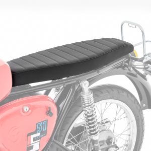 Sitzbank flach passend für Simson S50 S51 S70 Craftride VS1 Sitz schwarz DPLC