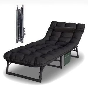 Transat avec coussin KL3 transat de jardin chaise longue pliante DPLC