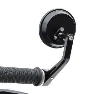 Lenkerendenspiegel für KTM 690 Duke / SMC / R Rückspiegel Zaddox RD4 schwarz-silber_1