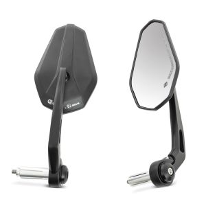 Motorrad Lenkerendenspiegel mit E-Prüfzeichen Rückspiegel Paar Zaddox SP6 DPL27