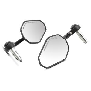 Motorrad Lenkerendenspiegel mit E-Prüfzeichen Rückspiegel Paar Zaddox SP6 DPL24