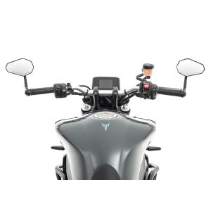 Motorrad Lenkerendenspiegel mit E-Prüfzeichen Rückspiegel Paar Zaddox SP6 DPL6