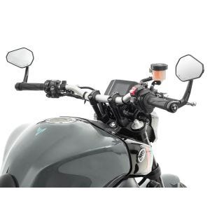 Motorrad Lenkerendenspiegel mit E-Prüfzeichen Rückspiegel Paar Zaddox SP6 DPL5