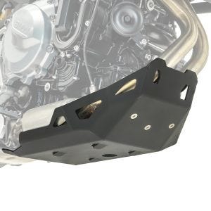 Sabot moteur compatible avec BMW F 800 GS 2024 pare moteur Aluminium noir