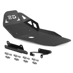 Protection moteur compatible avec BMW F 850 GS / F 750 GS 18-20 Motoguard noir Aluminium Bugspoiler Protection de bas de caisse
