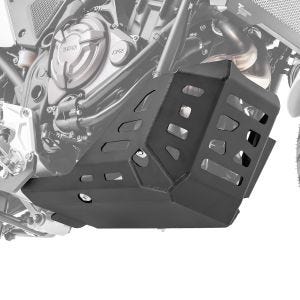 Sabot de protection moteur compatible avec Yamaha Tenere 700 21-24 Aluminium SK2 noir Motoguard