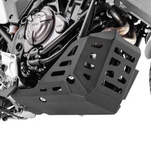 Sabot de protection moteur compatible avec Yamaha Tenere 700 21-24 Aluminium SK2 noir Motoguard DPL1