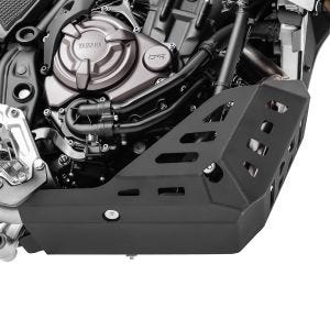 Sabot de protection moteur compatible avec Yamaha Tenere 700 21-24 Aluminium SK2 noir Motoguard DPL2