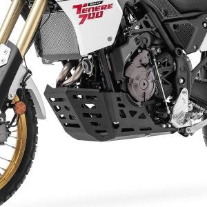 Sabot de protection moteur compatible avec Yamaha Tenere 700 21-24 Aluminium SK2 noir Motoguard DPL3