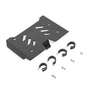 Extension de sabot de protection moteur compatible avec BMW R 1200 GS / R 1250 GS 13-23 Motoguard ME7 noir DPL2