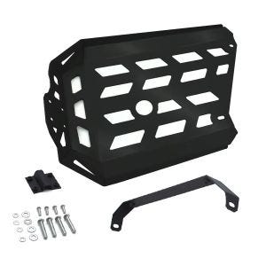 Sabot moteur adaptable sur Suzuki V-Strom 1050 XT 20-22 Motoguard MS71 Protection bas de caisse aluminium noir