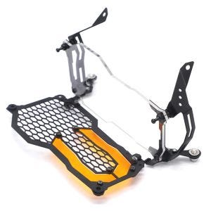 Grille de phares avant compatible avec BMW R 1250 GS / Adventure 19-24 Motoguard SG2 Grille de protection des phares DPLB