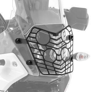 Phares frontaux compatible avec Yamaha Tenere 700 19-24 Lamp protection grille Motoguard SG3 noir