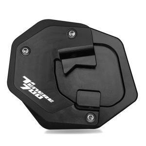 Seitenständerfuß Verbreiterung passend für Yamaha Tenere 700 19-24 Seitenständerplatte Auflagevergrößerung Motoguard schwarz
