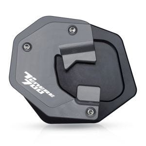 Seitenständerfuß Verbreiterung passend für Yamaha Tenere 700 19-24 Seitenständerplatte Auflagevergrößerung Motoguard grau