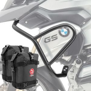 Set Verkleidungsschutzbügel + Taschen für BMW R 1200 GS 13-16 Bagtecs Motoguard_1