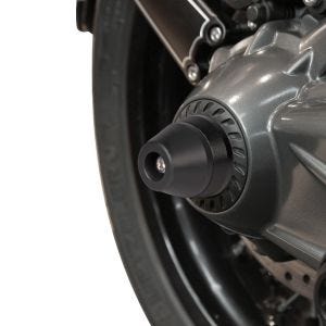 Set: Pare carter compatible avec BMW R 1200 GS 13-18 Motoguard L2 garde moteur + Tampon de protection essieu arrière Motoguard TW1 compatible avec BMW R 1250 GS / R 1200 GS LC noir