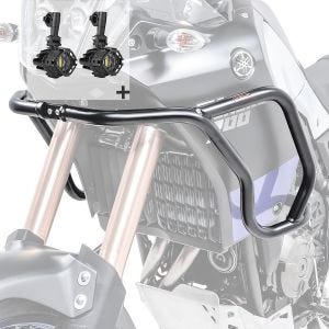 Set Verkleidungsschutzbügel + Scheinwerfer für Yamaha Tenere 700 19-20 Motoguard schwarz_1