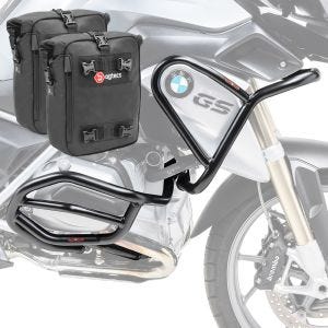 Set Sturzbügel + Taschen XL4 für BMW R 1200 GS 13-16 Schutzbügel oben unten Motoguard CB4_1