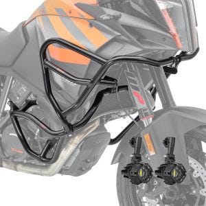 Set Sturzbügel oben unten + Scheinwerfer XL für KTM 1290 Super Adventure 15-16 Motoguard schwarz_1
