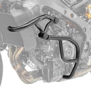 Pare carter Set compatible avec Yamaha MT-09 21-25 Motoguard X21 haut et bas crashbar noir