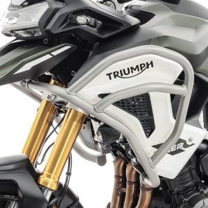 Sturzbügel oben passend für Triumph Tiger 1200 GT / Pro 22-24 Verkleidungsschutzbügel Motoguard TG2 silber