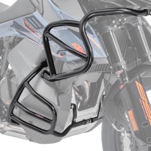 Pare carter Set compatible avec KTM 890 Adventure / R 21-22 CLM haut et bas crashbar noir