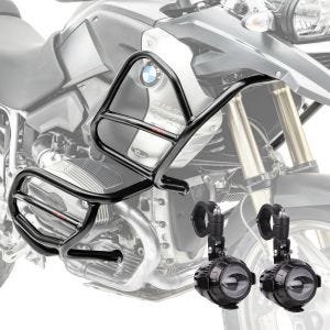 Kit carrossage haut bas + phare MS1 compatible avec BMW R 1200 GS 08-12 Motoguard noir