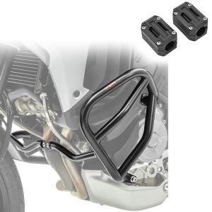 Set Sturzbügel + Protektor passend für Ducati Multistrada V4 / S 21- Motor Schutzbügel Motoguard D2