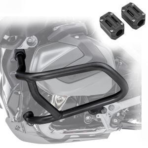 Set Pare-carters +  Protecteur compatible avec BMW R 1250 GS 19-23 Crashbar Motoguard L34 noir