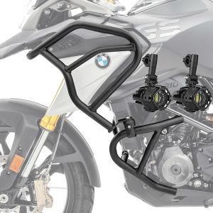 Set Sturzbügel + Zusatzscheinwerfer passend für BMW G 310 GS 17-24 Nebelscheinwerfer Motoguard SK3