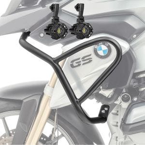 Set Sturzbügel oben + Zusatzscheinwerfer passend für BMW R 1200 GS 13-16 Nebelscheinwerfer Motoguard