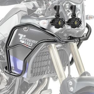 Set Pare carter haut + Phares Additionnels XL adapté a Yamaha Tenere 700 19-24 Feux de brouillard Motoguard
