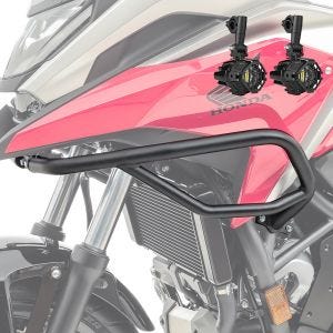 Set Sturzbügel oben + Zusatzscheinwerfer passend für Honda NC 750 X 21-24 Motoguard Nebelscheinwerfer SG1