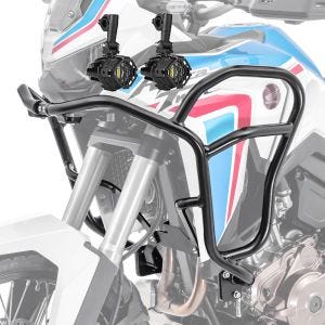 Set Pare carter haut + Phares Additionnels XL adapté a Honda Africa Twin 1100 20-23 Feux de brouillard Motoguard SN2